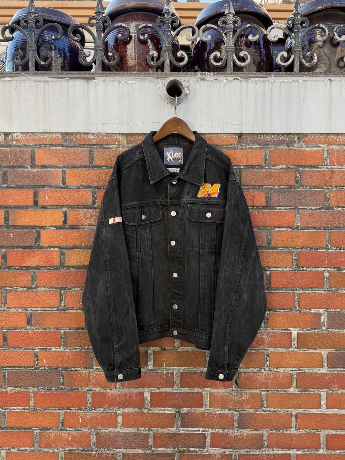 90s 리 스포츠 트러커자켓 M(XL) 상품이미지1