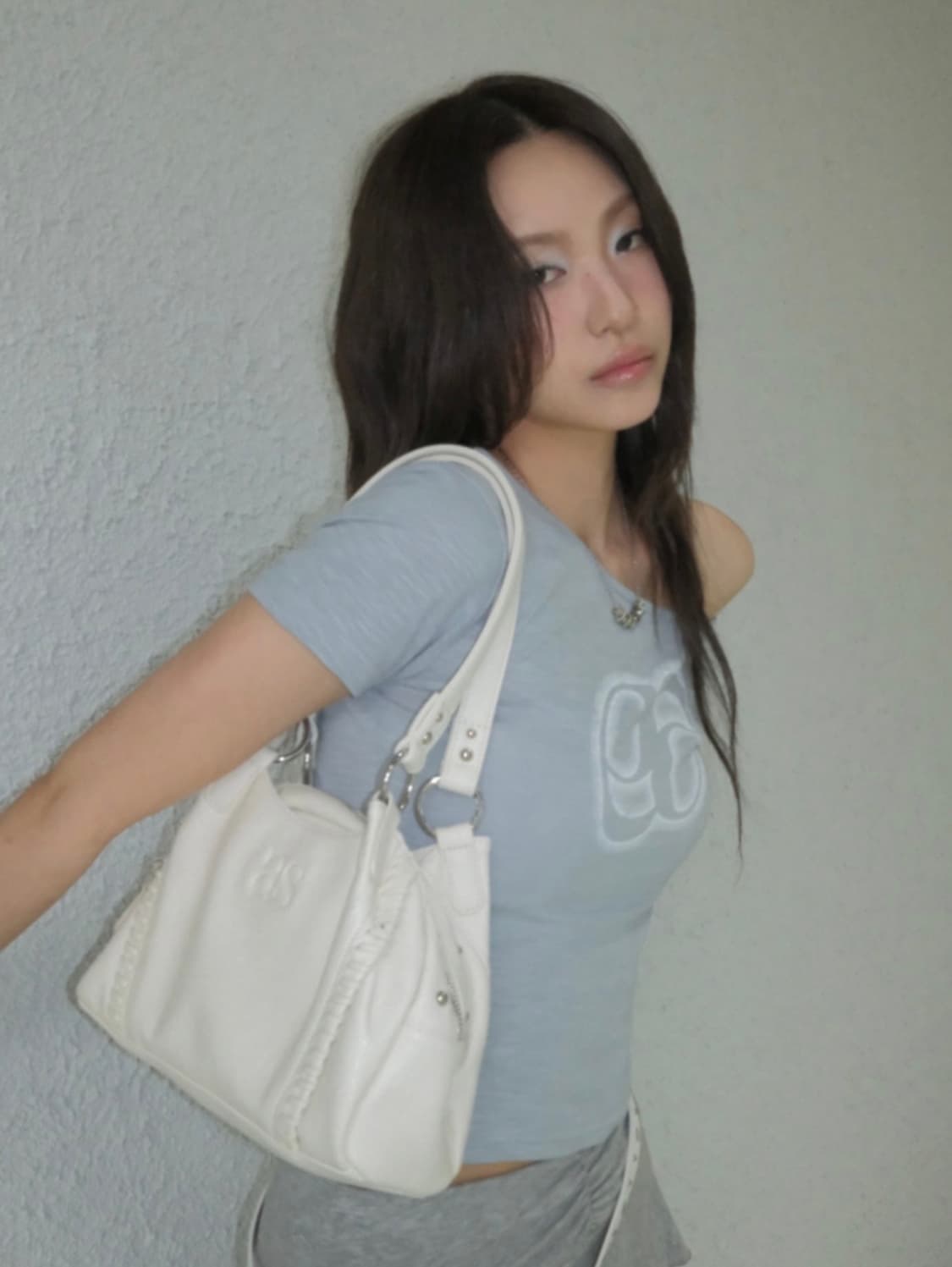 애즈온 보니타 미니백 아이보리 상품이미지2