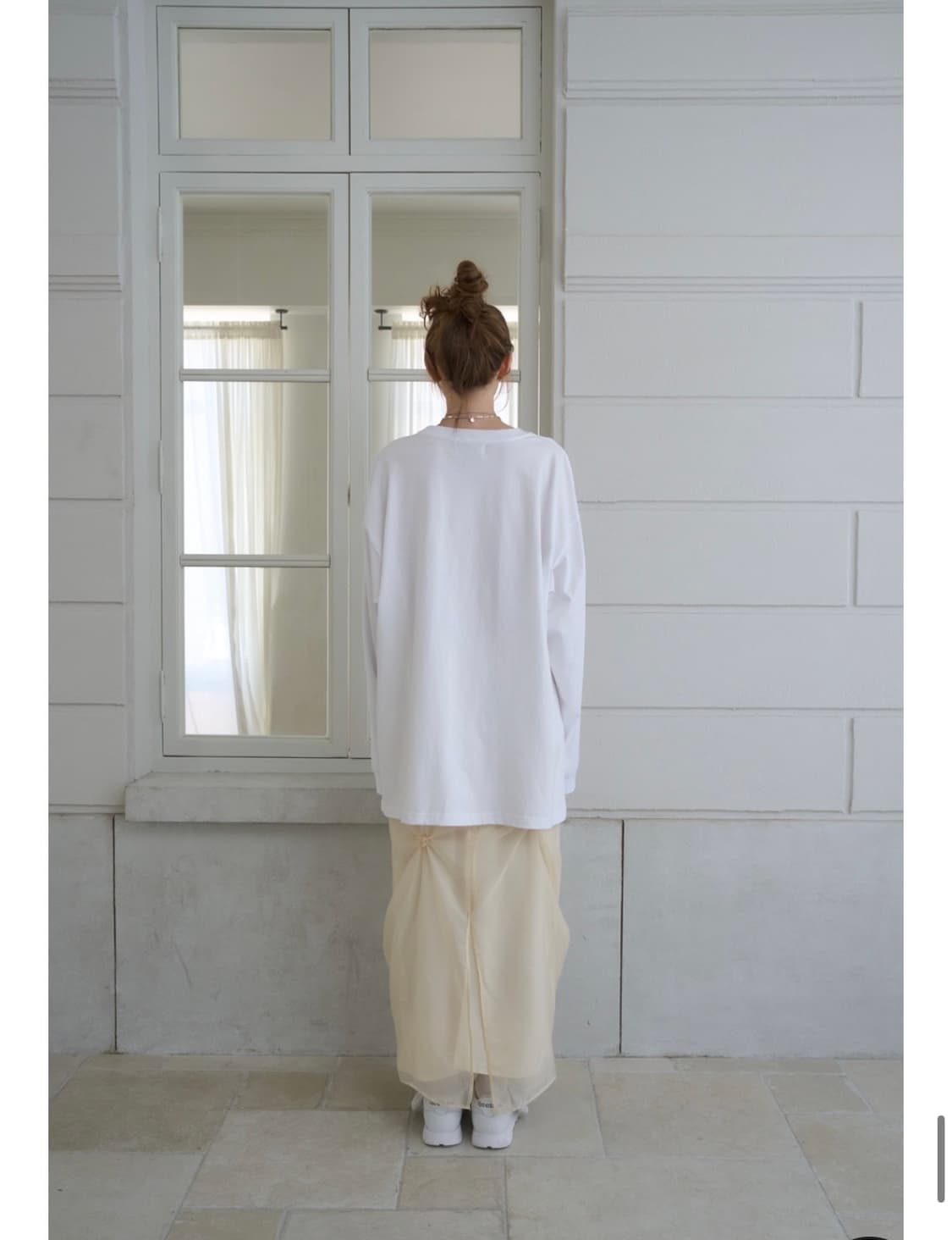 아우어솔티 오버핏 슬리브 티셔츠 상품이미지3