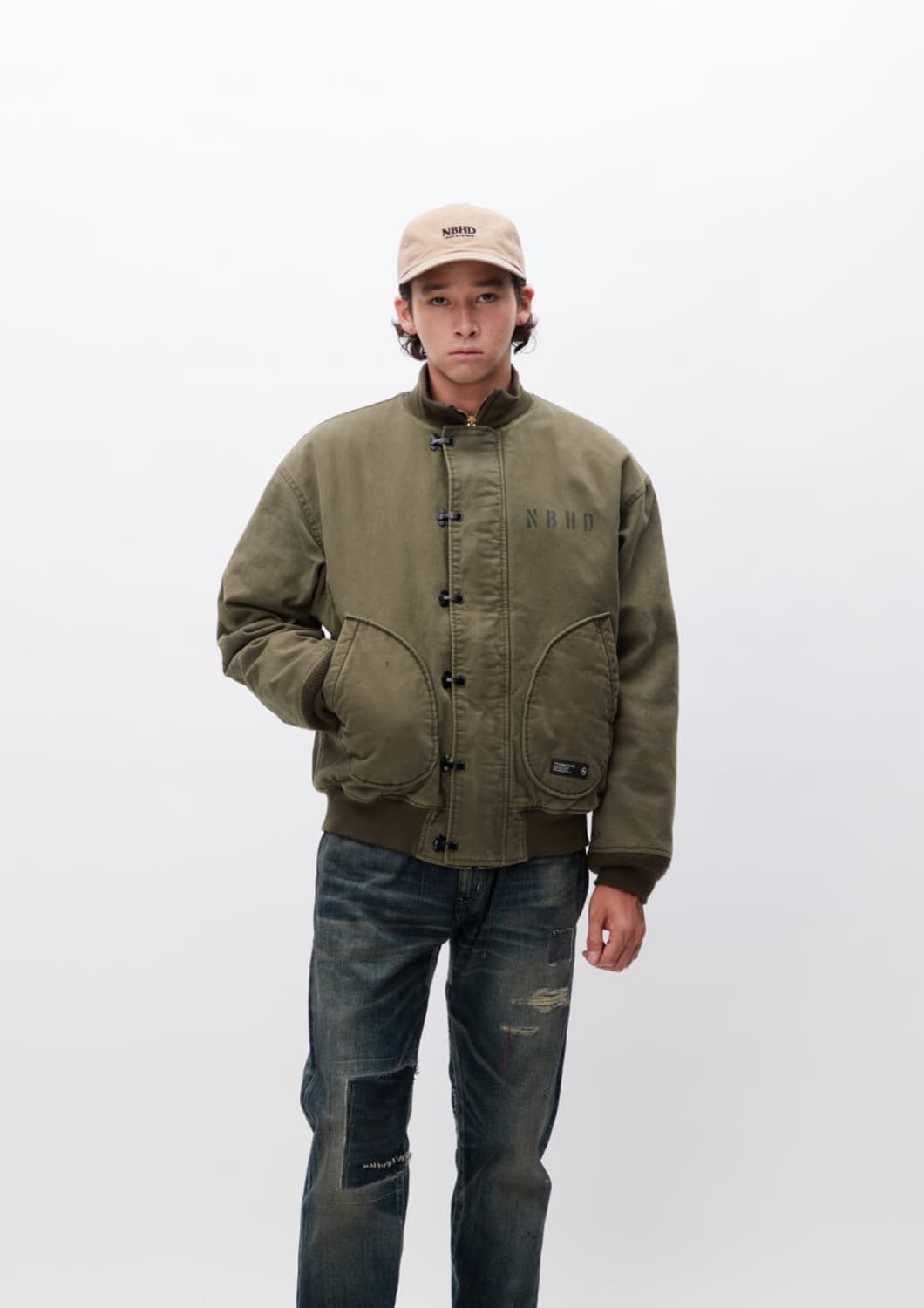 네이버후드 덱자켓 블랙 L사이즈 상품이미지3