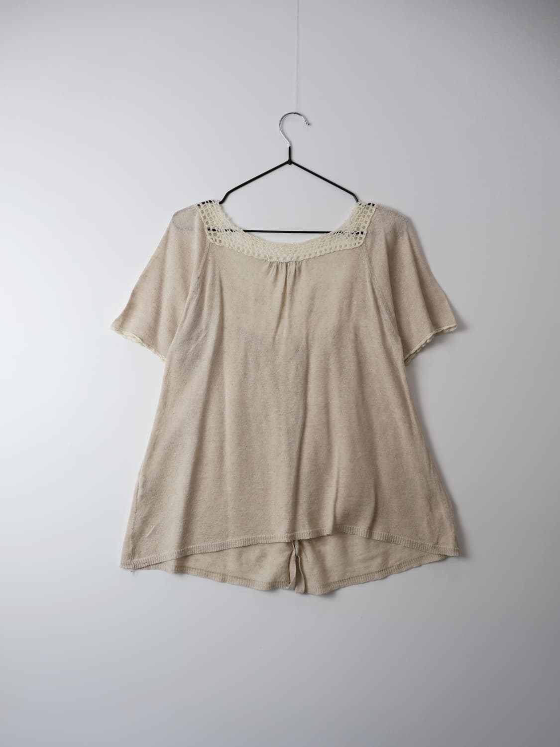 Jpn Mori Girl Oatmeal Beige Blouse 상품이미지5