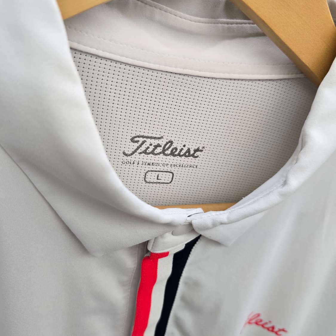 타이틀리스트 골프 긴팔 카라티 화이트 상품이미지4