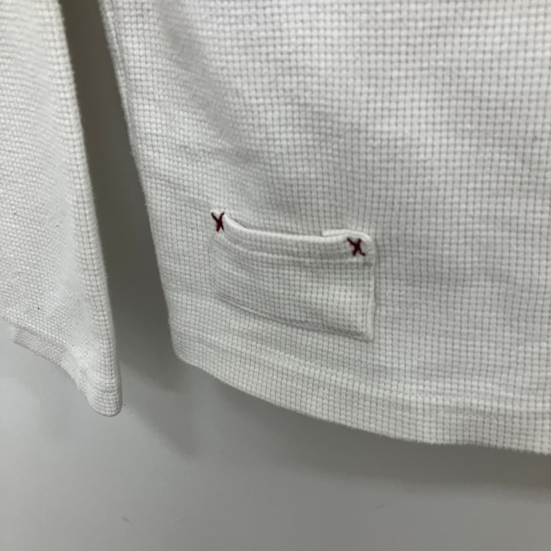 GOTCHA 갓챠 나바호 흰색 와플 긴팔티 상품이미지4