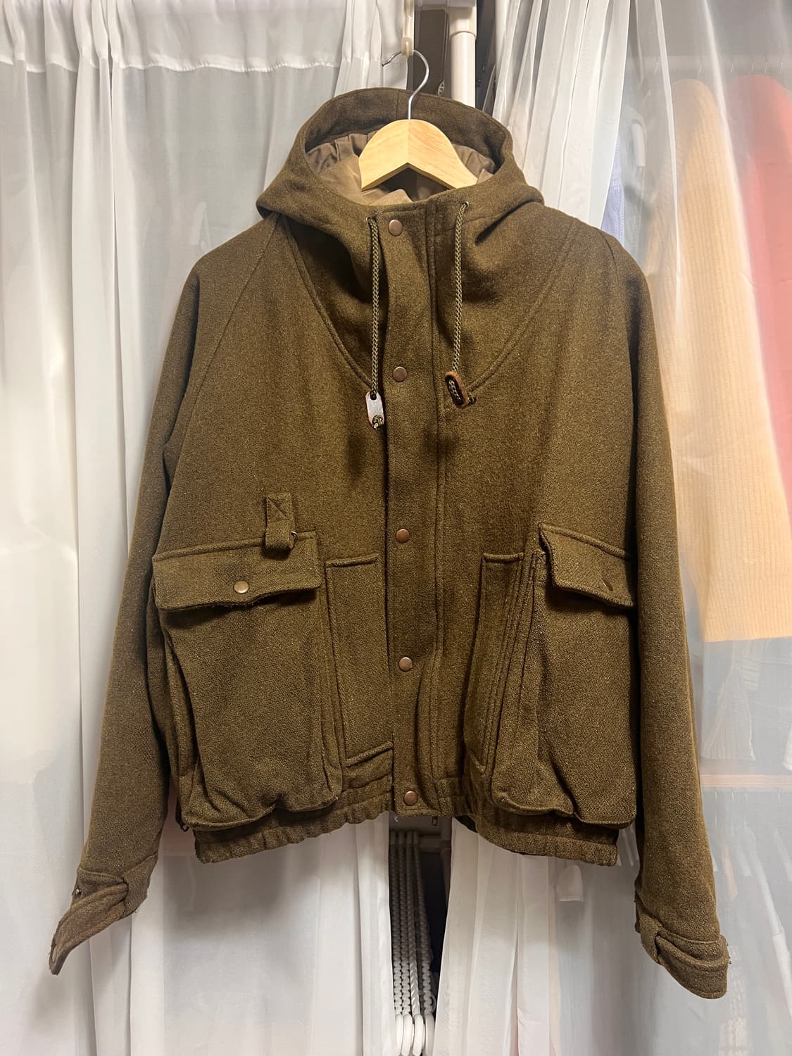 90s polo wool wading jacket L (100추천) 상품이미지2