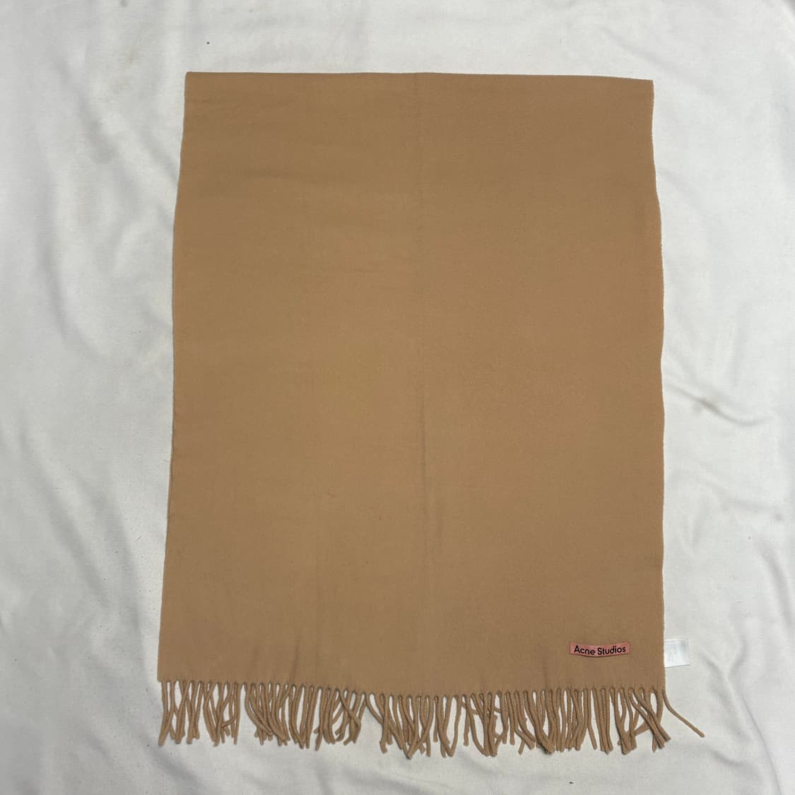Acne Studios 울 베이지 머플러 상품이미지4