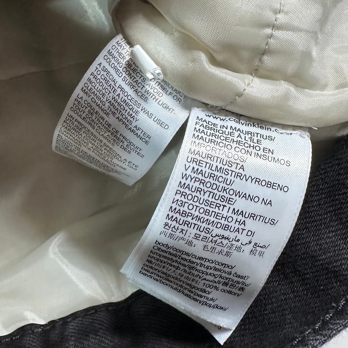 캘빈클라인 흑청 데님 자켓 상품이미지7