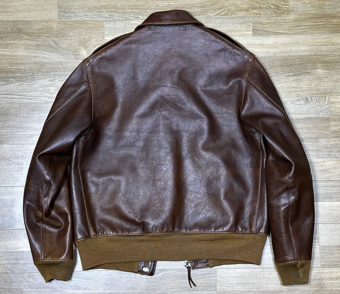 이스트맨레더 A2 호스하이드 플라이트자켓 상품이미지2