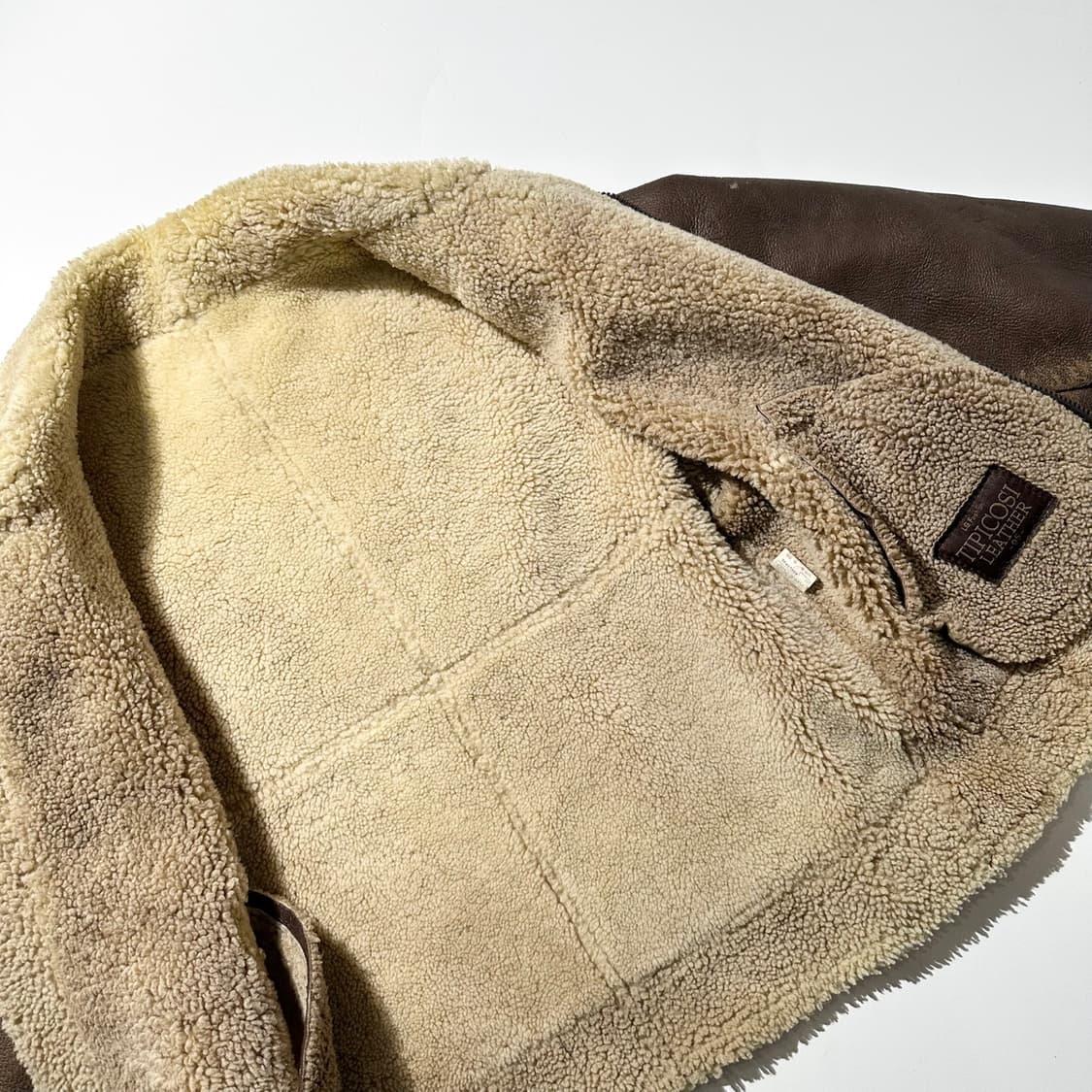 Tipicosi B-3 램스킨 시어링 무스탕 봄버 자켓 상품이미지9