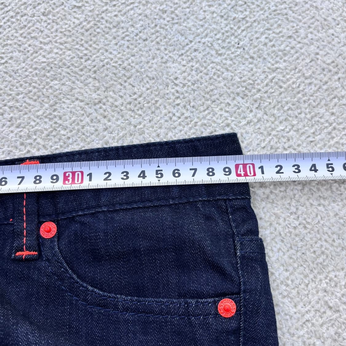 28 게스 다크 톤 스판 데님 팬츠 0423E 상품이미지5