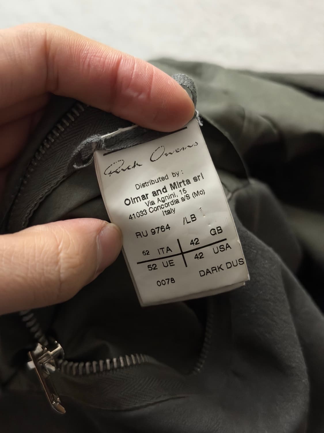 릭오웬스 스투지 램스킨자켓 상품이미지7