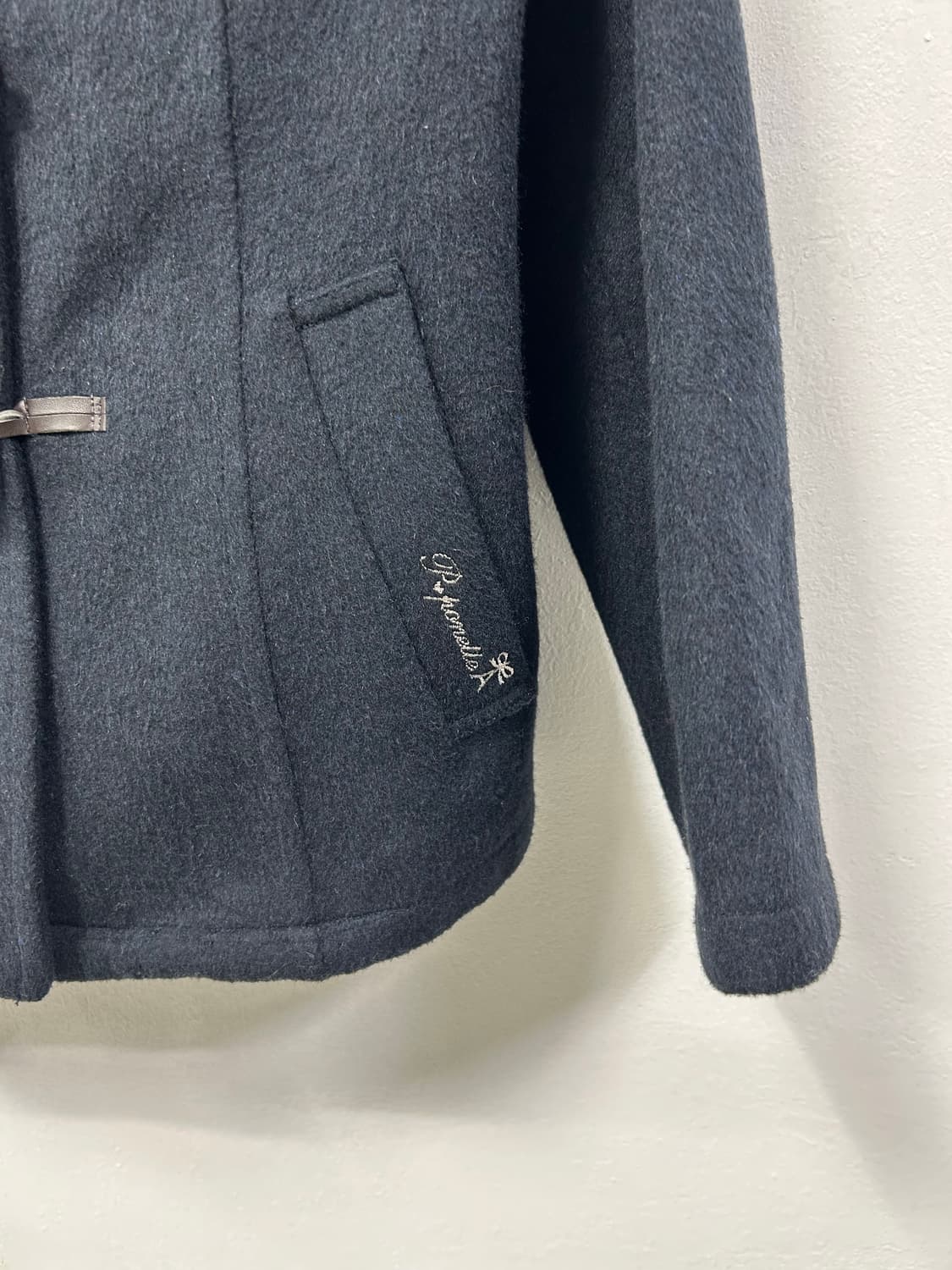 [POM PONETTE] 폼포넷 네이비 떡볶이 숏코트 상품이미지7