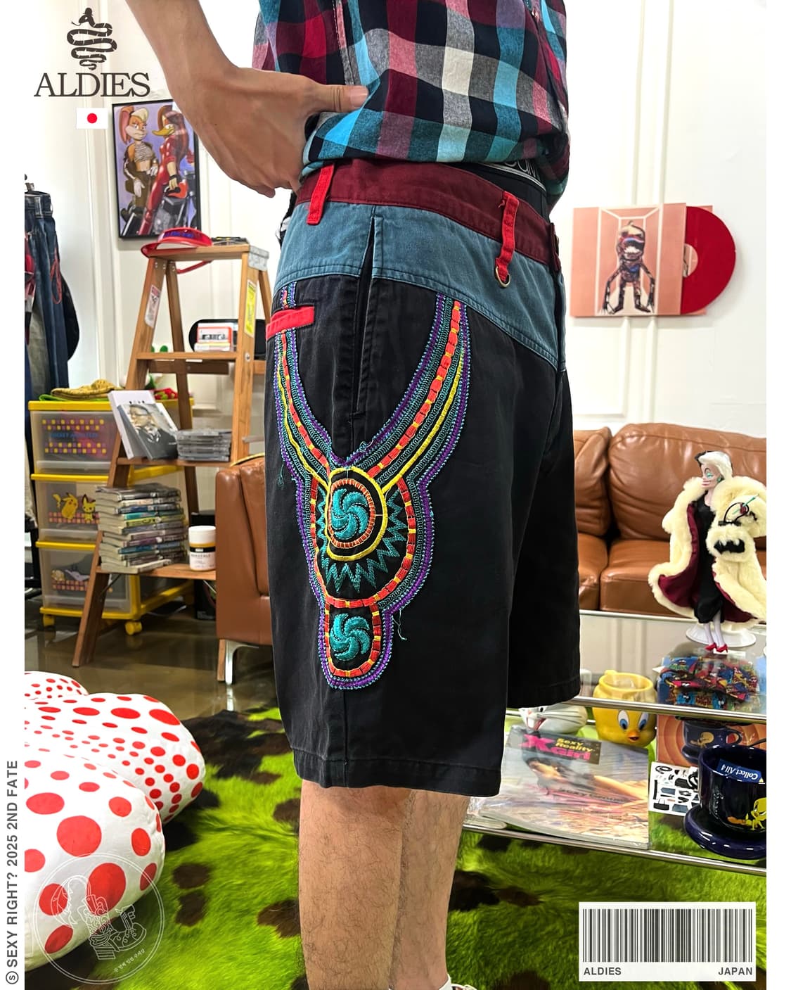 ALDIES アールディーズ Embroidery Half Pants 상품이미지1