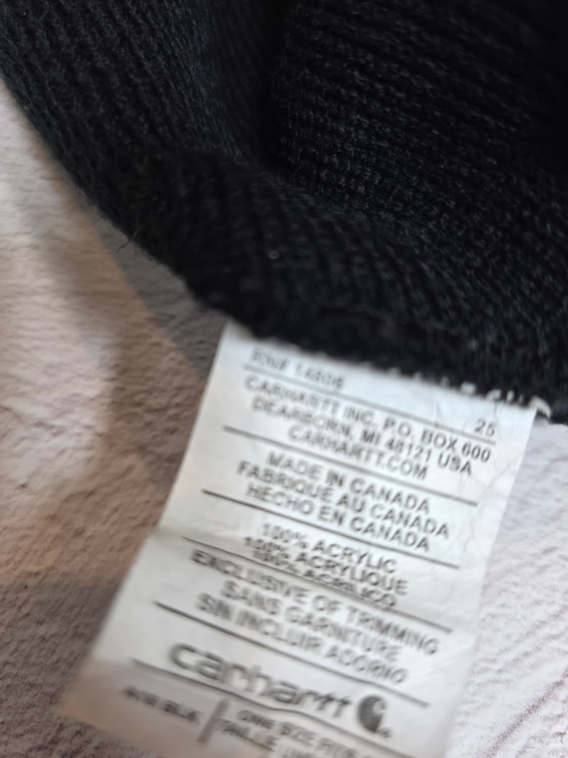 칼하트 블랙 비니 상품이미지3