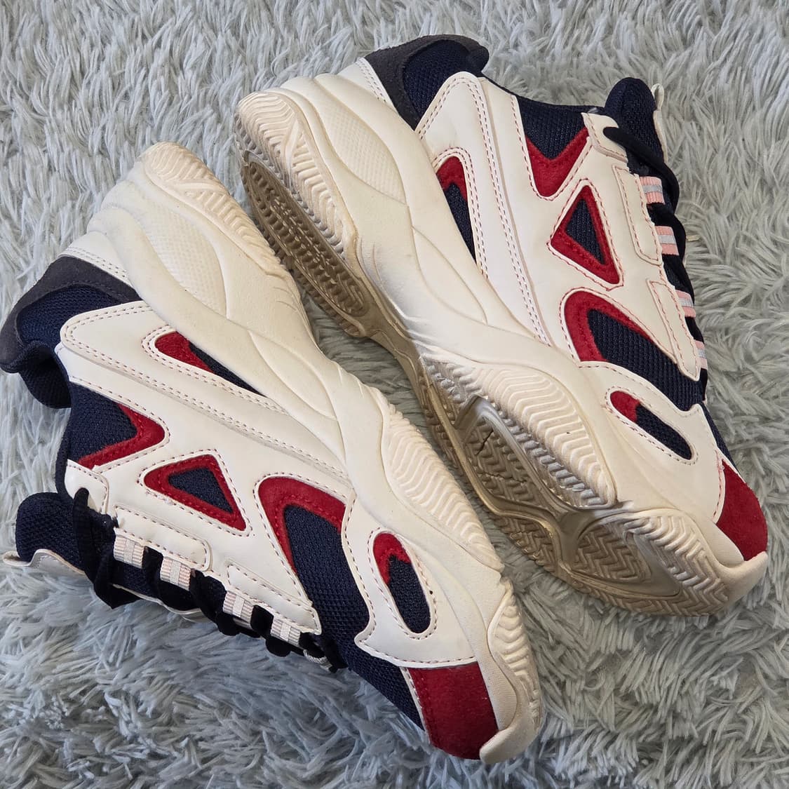 8q-16:슈펜 AFHJ19W20어글리 스니커즈 네이비레드(230) 상품이미지7