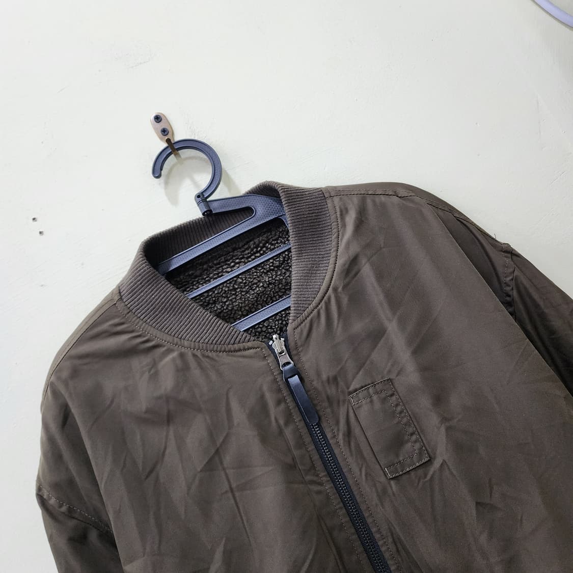 [105] jack&jill 리버서블 보아 점퍼 (카키) 상품이미지5