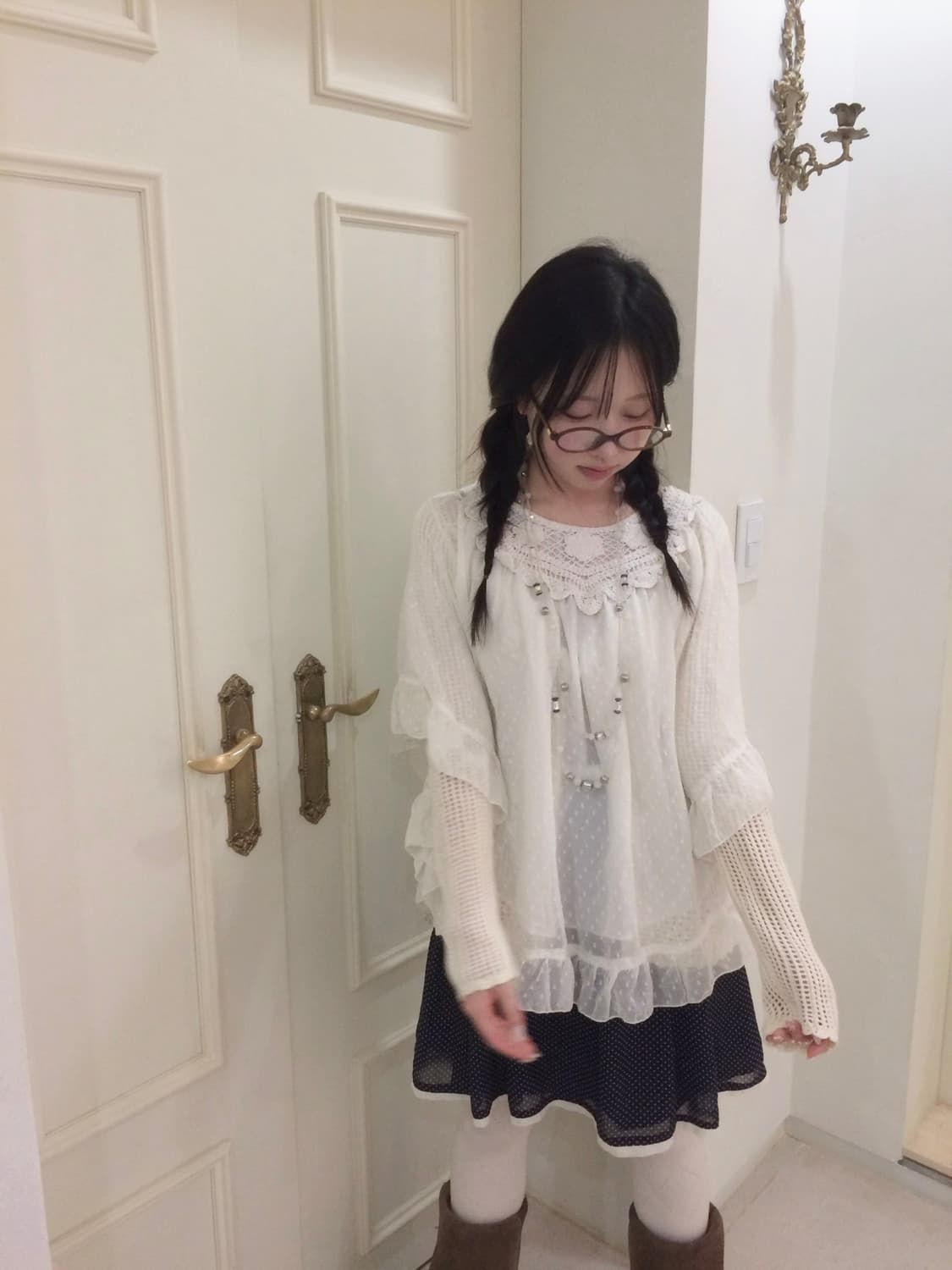 빈티지 엔젤 도트 코디세트  상품이미지2