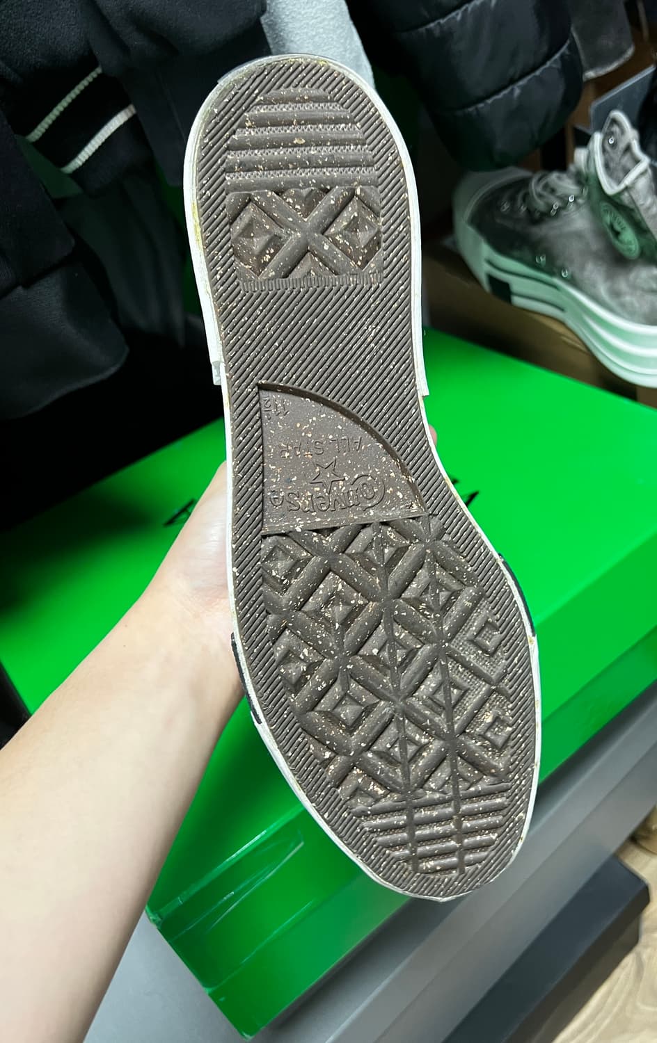 컨버스x 다크쉐도우 더블 다크스타 오버딩 척 70 300사이즈 상품이미지7