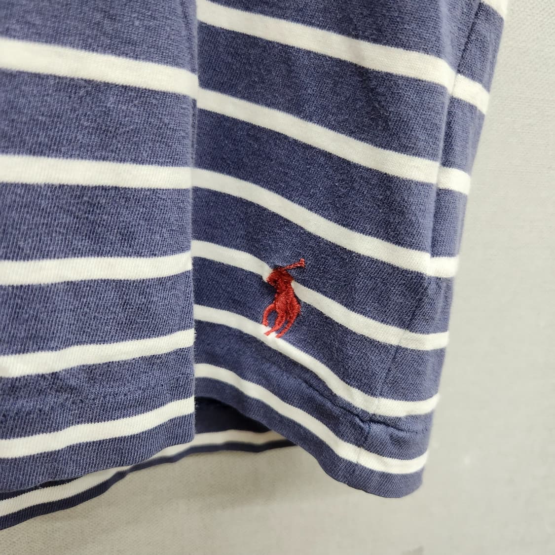 폴로랄프로렌 로고자수 스트라이프 반팔티 S(M) 상품이미지3