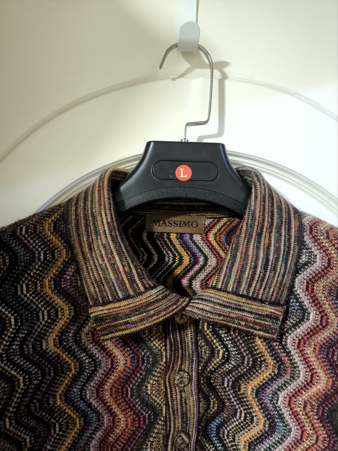 90's 마시모 패턴 니트 울 상품이미지2