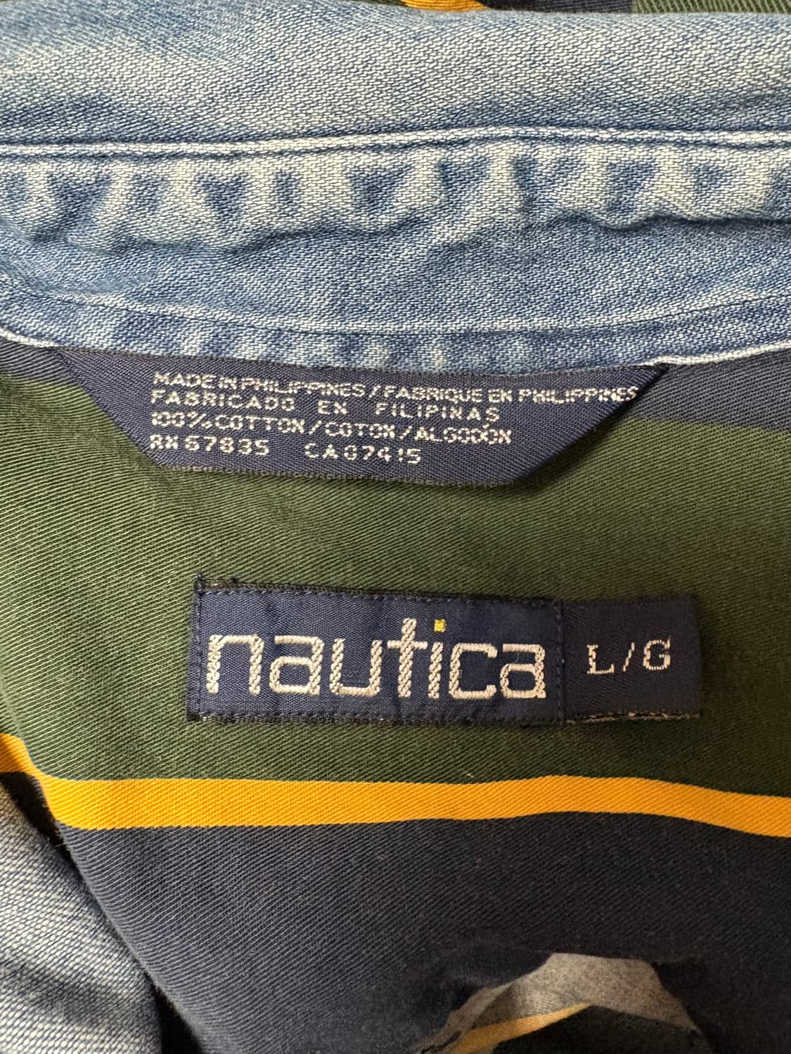 노티카 하이브리드 데님 셔츠 상품이미지8