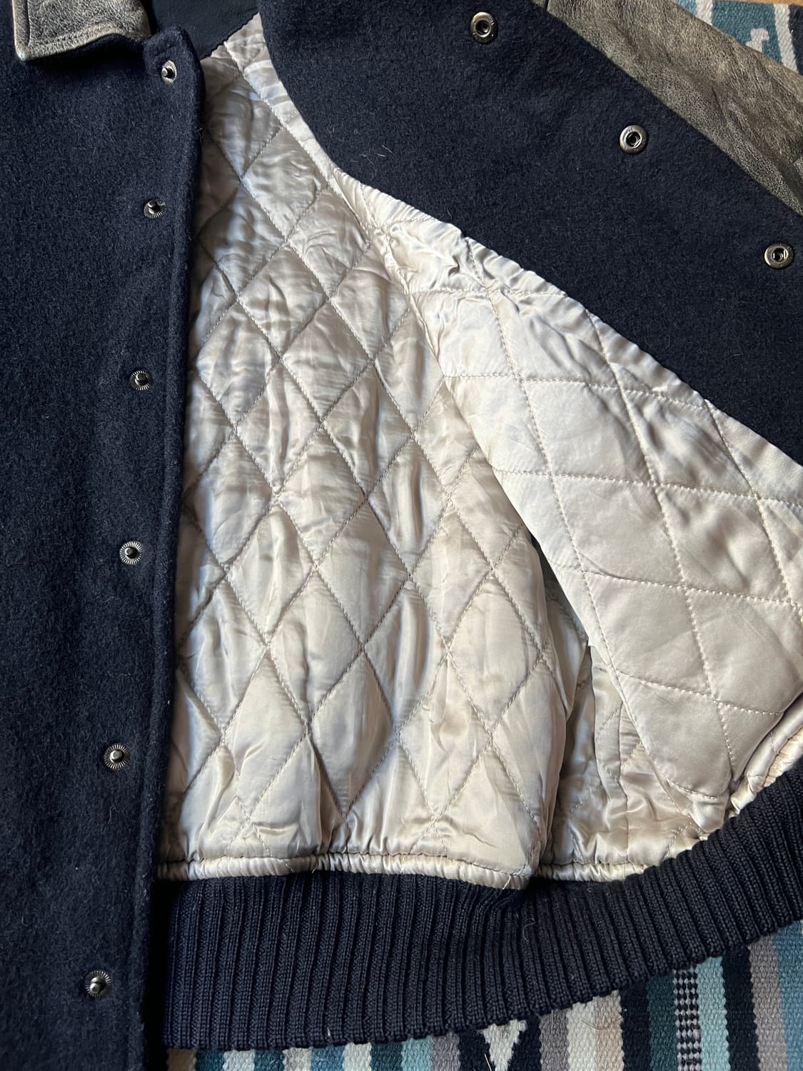 [M]BOSTON CLUB 리얼레더 울 바시티 자켓 상품이미지6