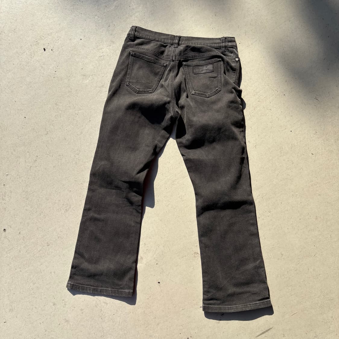 Agnès b.페이딩 블랙 플레어 데님 상품이미지4