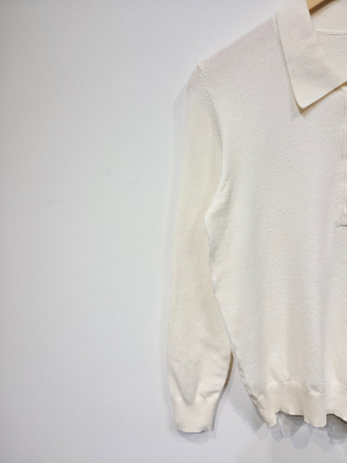 ZIO SONGZIO 지오송지오 아이보리 카라 니트 상품이미지3