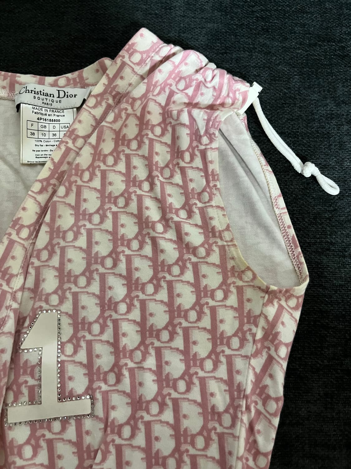 디올 오블리크 핑크 슬리브리스 상품이미지5