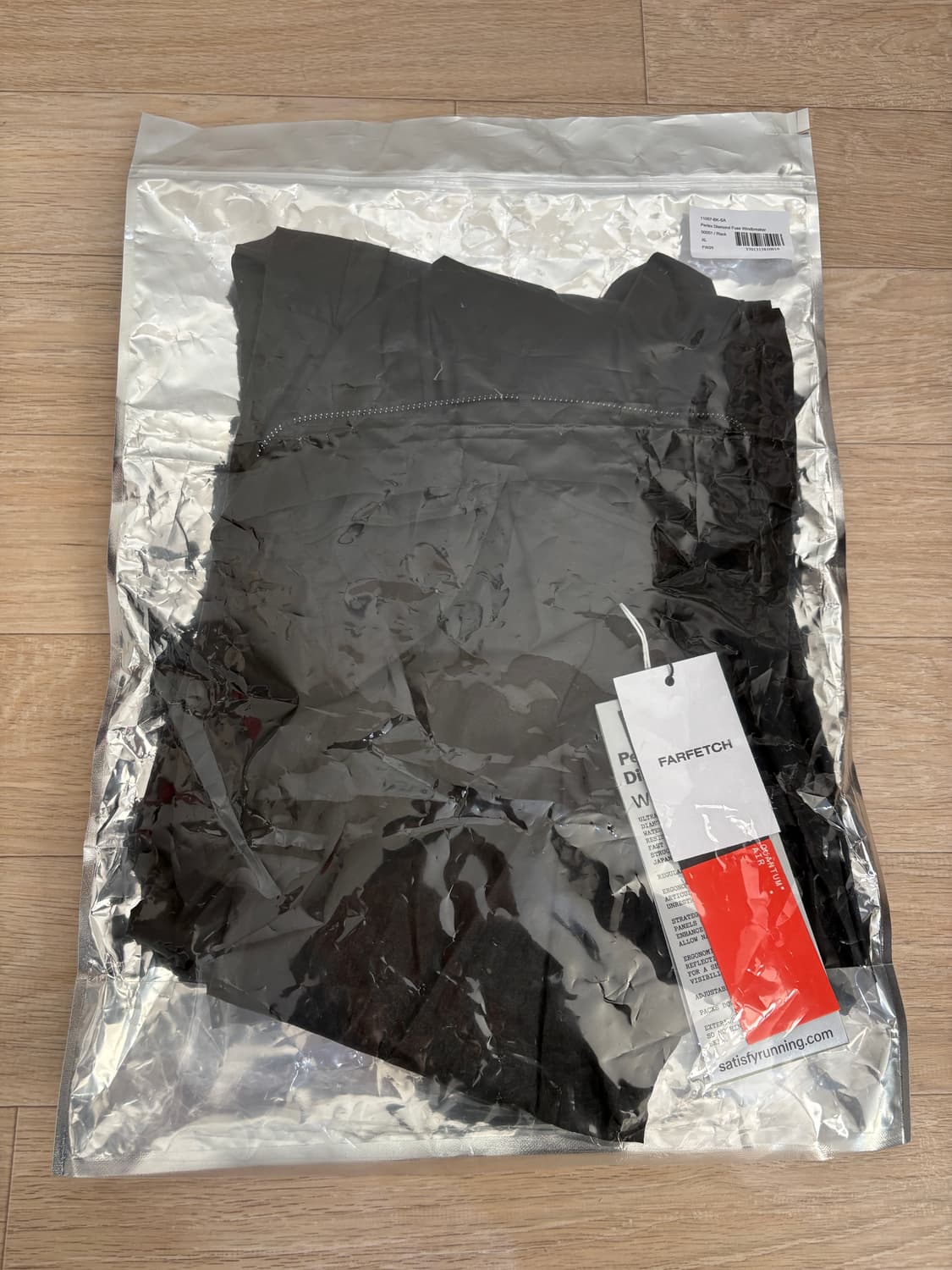 세티스파이 / 퍼텍스 다이아몬드 퓨즈 윈드브레이커 블랙 / XL 상품이미지9