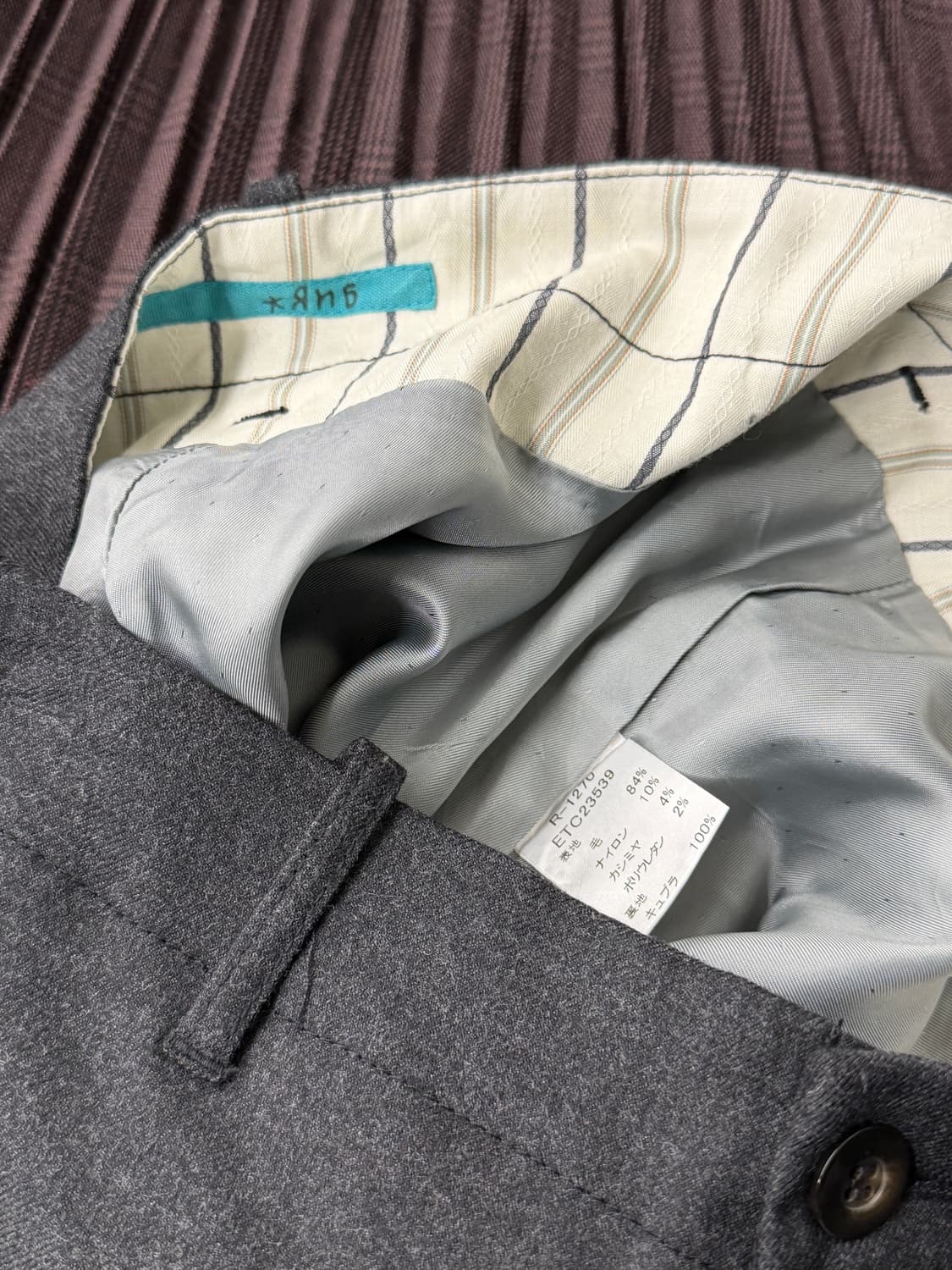 일본빈티지 울 크롭드팬츠 7부 팬츠 상품이미지9