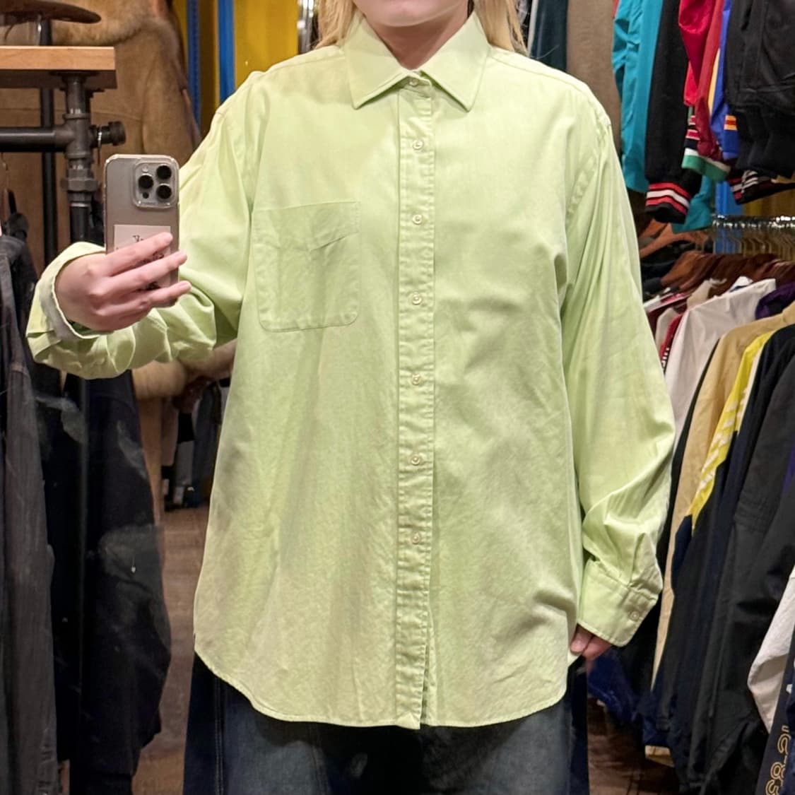 [HI] 폴로 랄프로렌 긴팔셔츠 옐로우 그린  상품이미지2