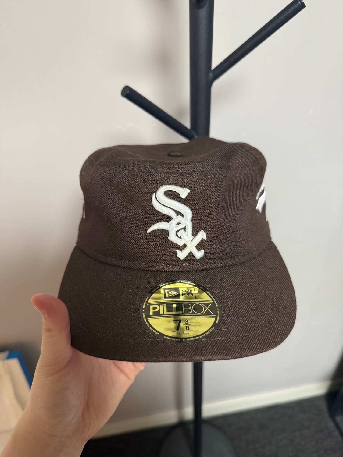 MLB 시카고 화이트삭스 필박스 피티드캡 번트 우드 상품이미지6