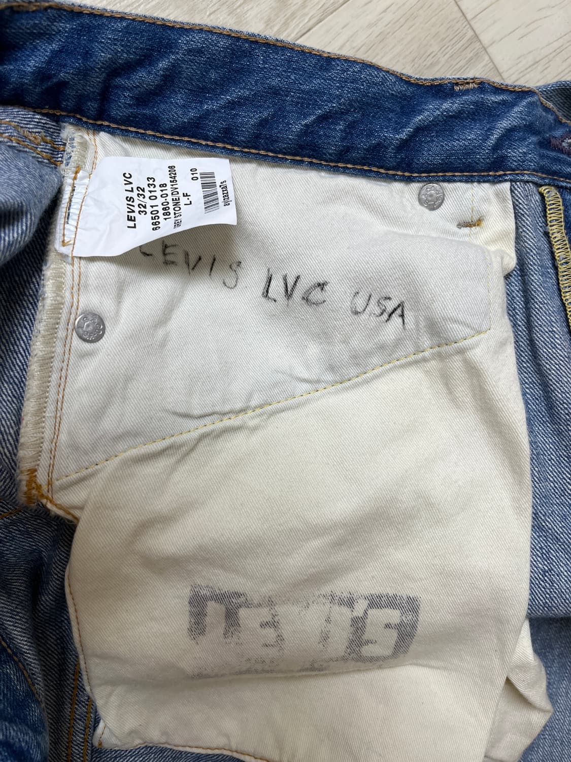 리바이스빈티지클로딩 lvc66501-0133 GreyStone 32x32 상품이미지9