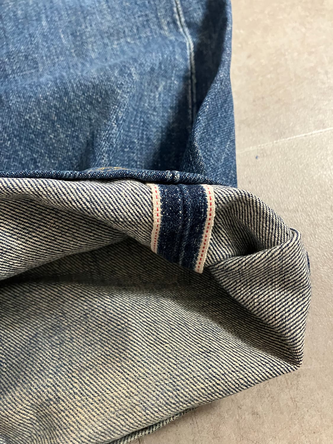 90s 빈티지 리바이스 빅E 셀비지 리메이크 데님팬츠 상품이미지10