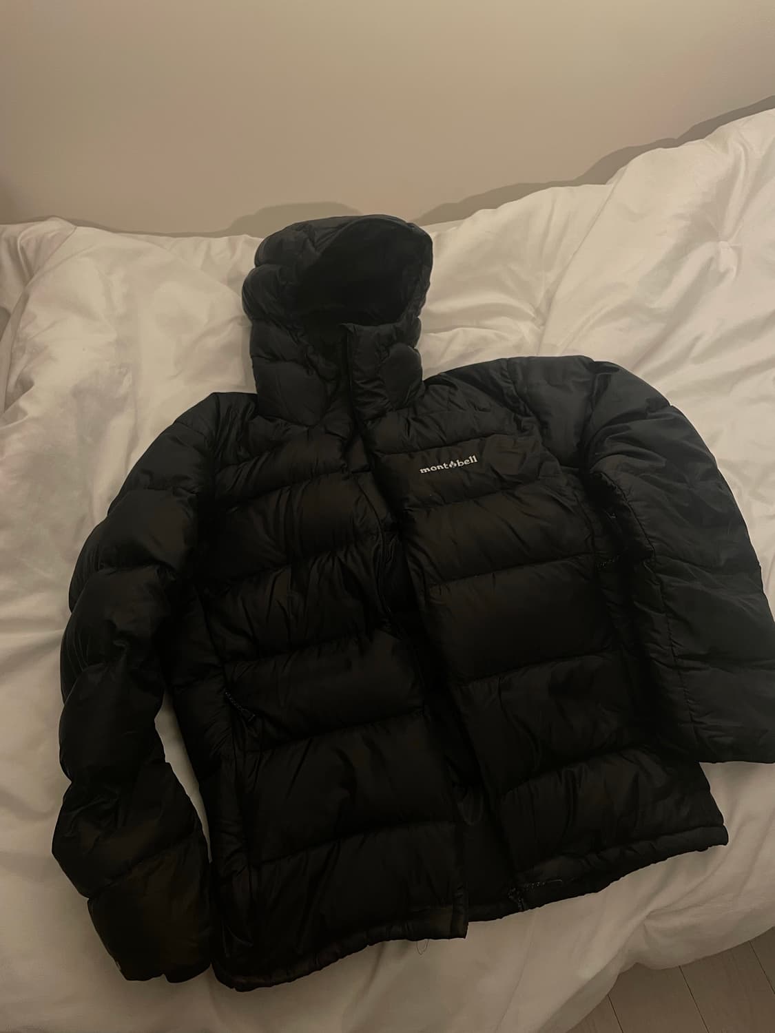 몽벨 라이트 알파인 다운 파카 블랙 L 상품이미지3