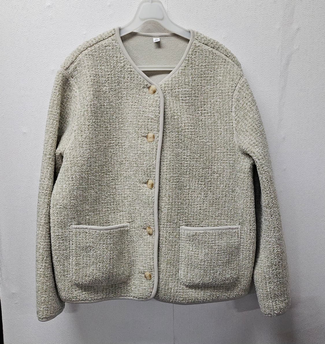 유니클로   연그린 플리스 자켓  XL남여가능 상품이미지1