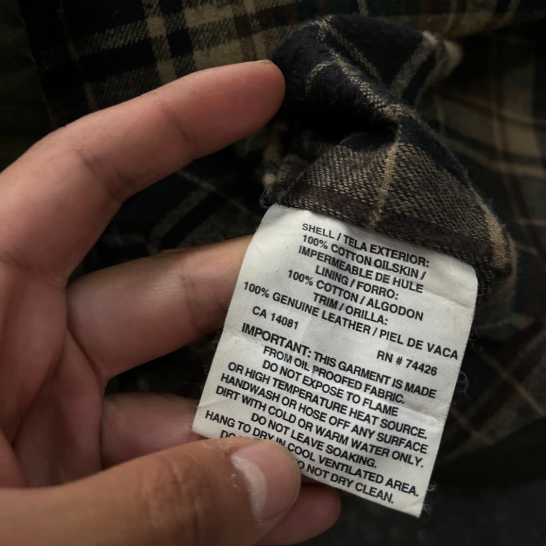 Made in CANADA 빈티지 왁스 헌팅 자켓 95 상품이미지4