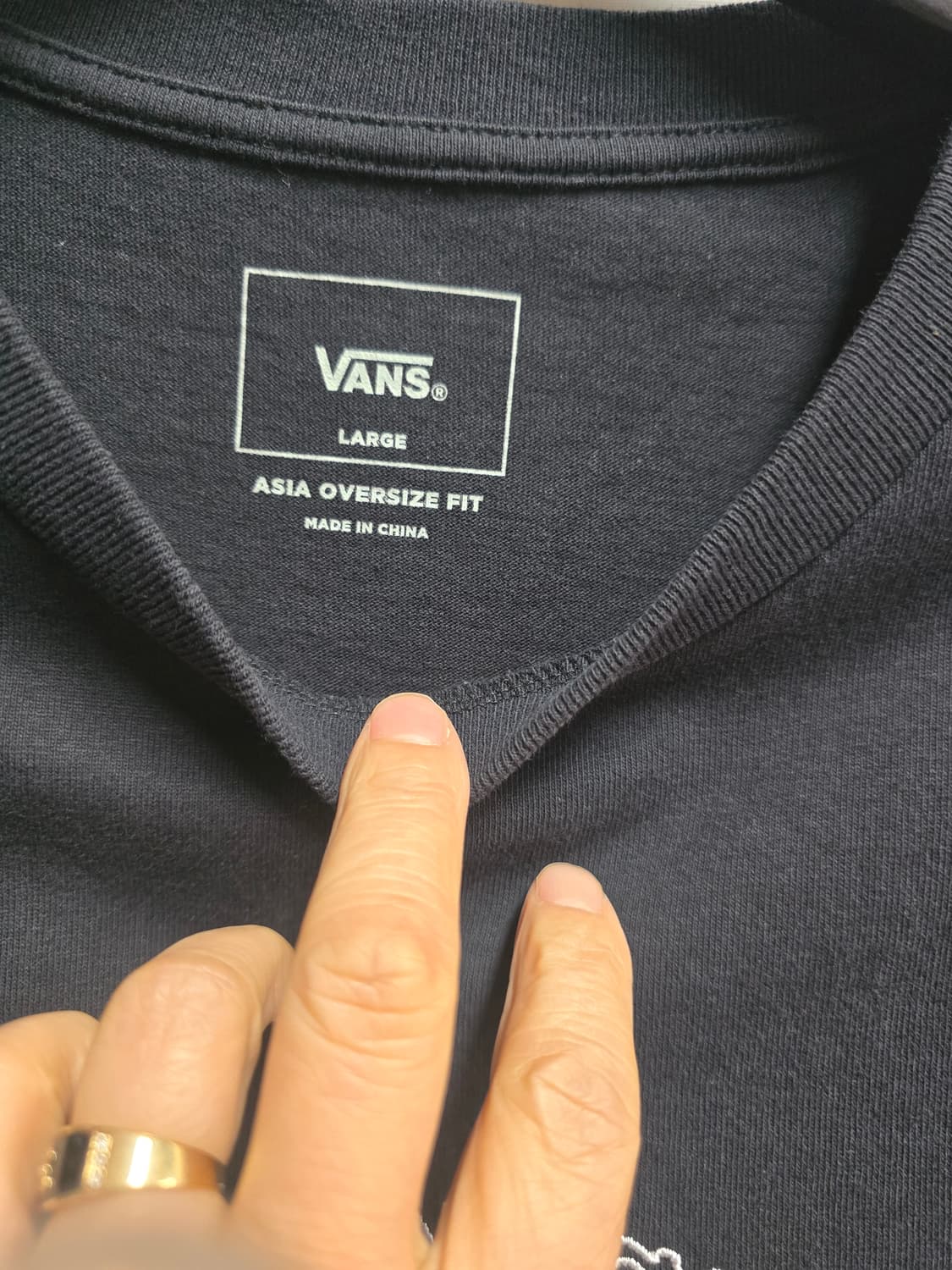 반스 오리지널 프린팅 면 반팔티 L(오버핏) 상품이미지3