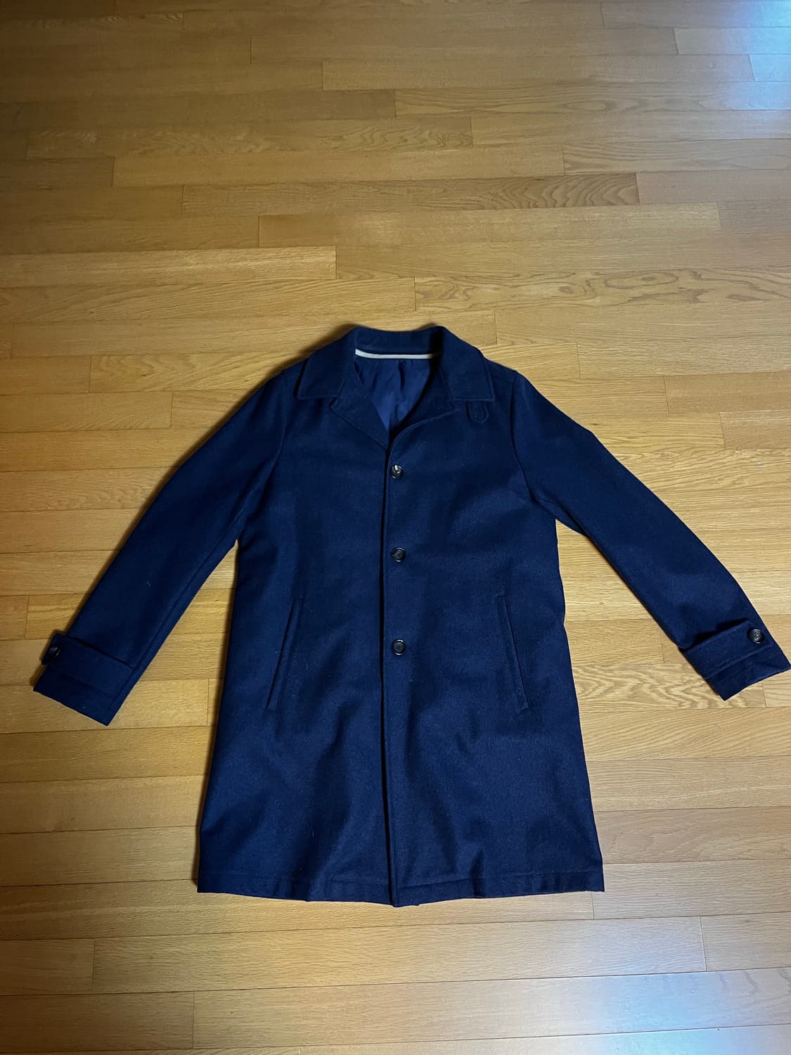 드루모어 네이비 코트  상품이미지1