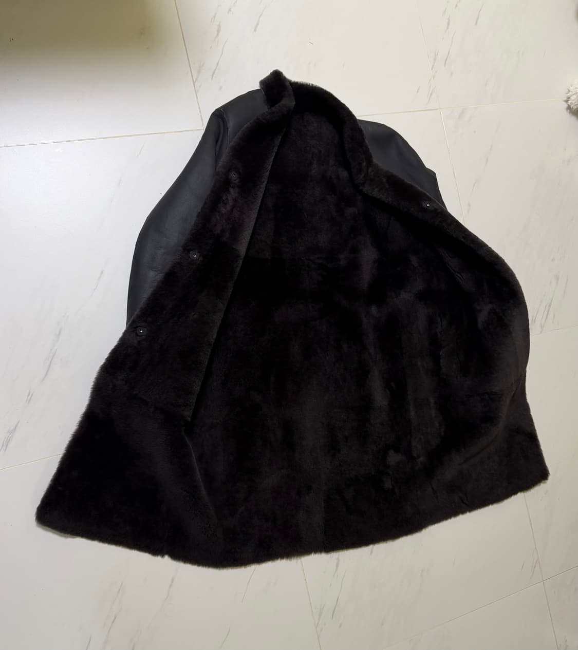 무스탕 퍼 자켓 롱 코트 상품이미지2