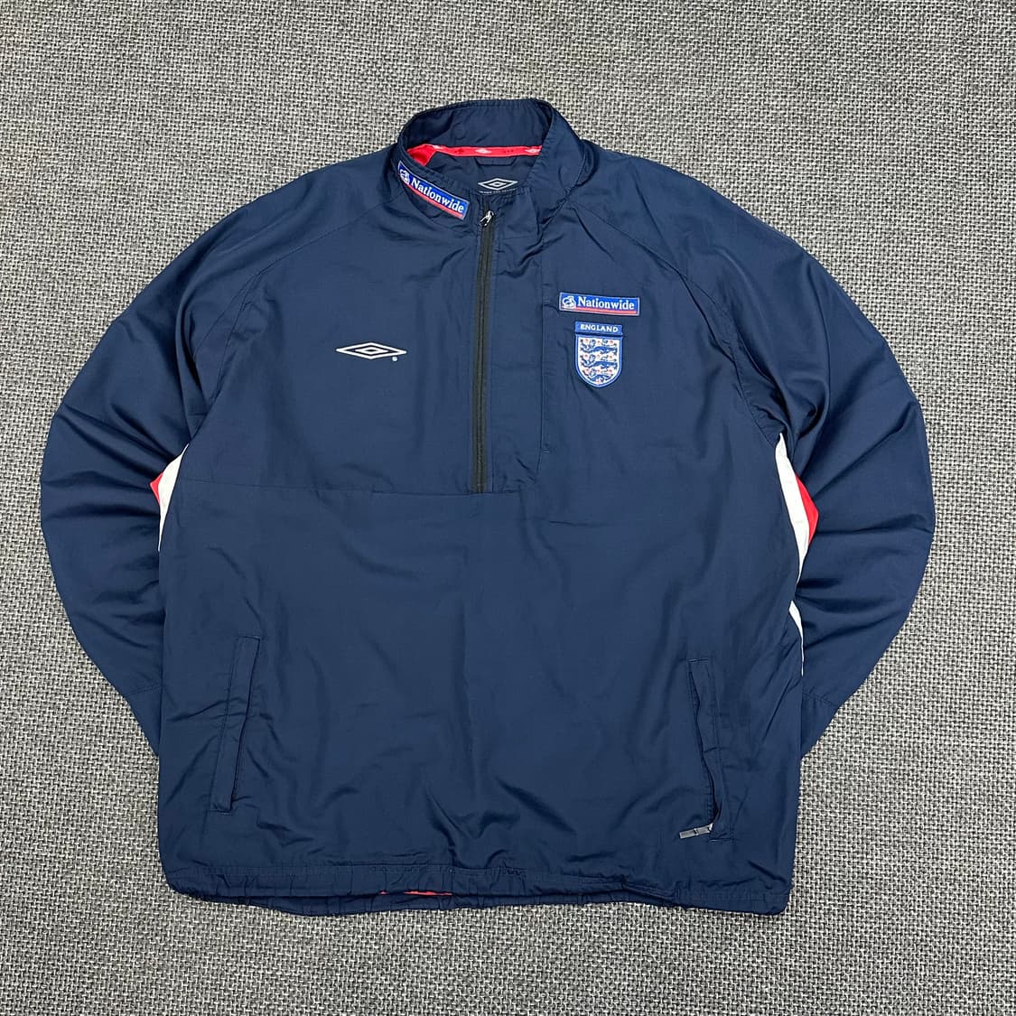 엄브로 잉글랜드 축구 국대 02-03시즌 아노락 XL 상품이미지2