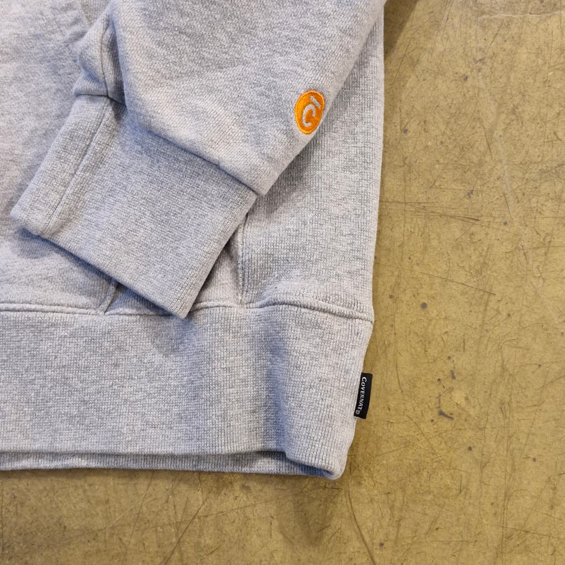 커버낫 오렌지 로고 후드티 새상품급 M~XL 상품이미지2