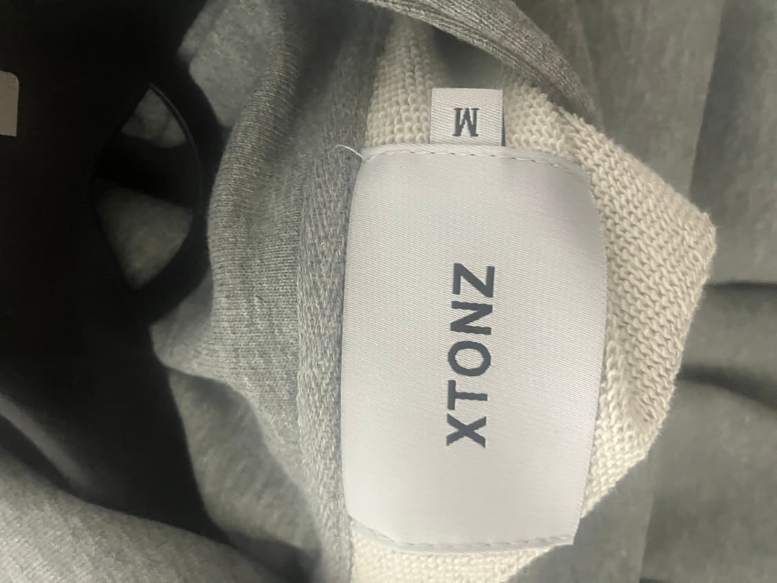 액스톤즈 루즈핏 셔링 나일론 코튼 후디 상품이미지3