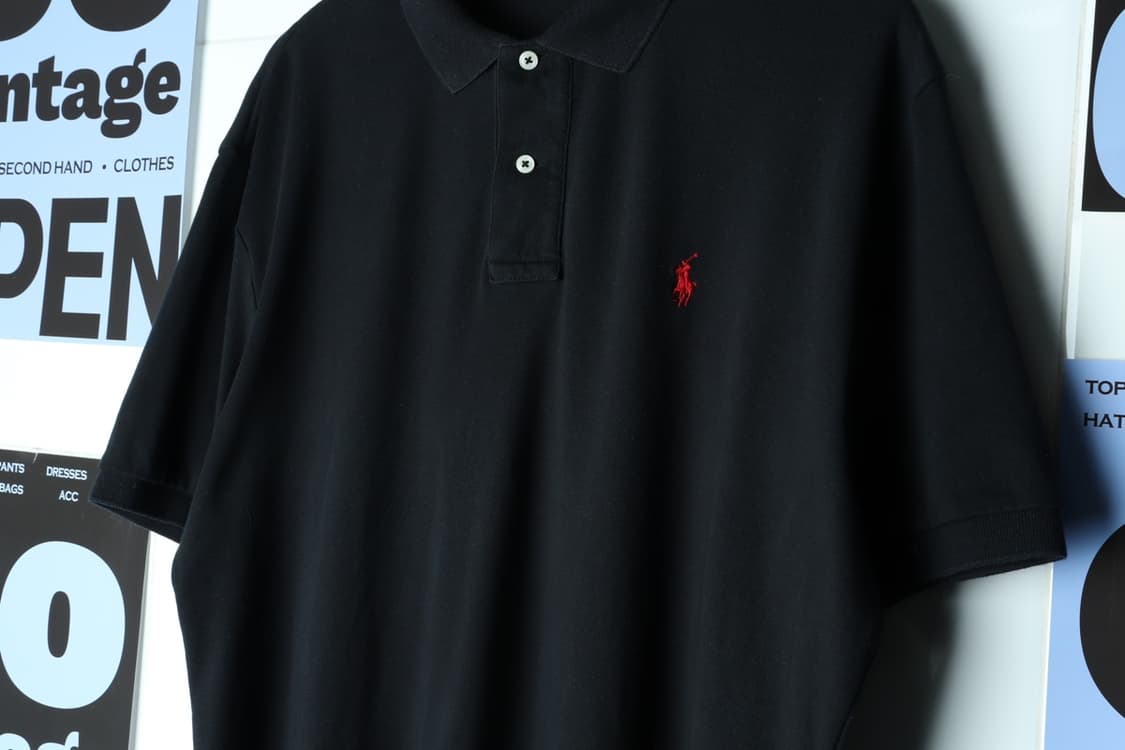 (L-2XL) 폴로 랄프로렌 반팔 카라 티셔츠 USA 블랙-7B0D 상품이미지7