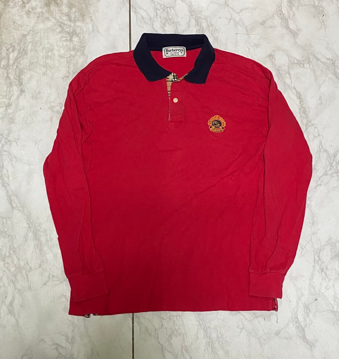 버버리 긴팔 카라티 사이즈 95 상품이미지1