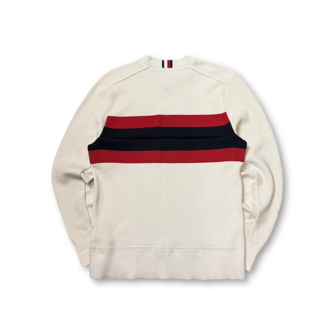 타미 힐 피거 스트라이프 로고 니트 상품이미지2