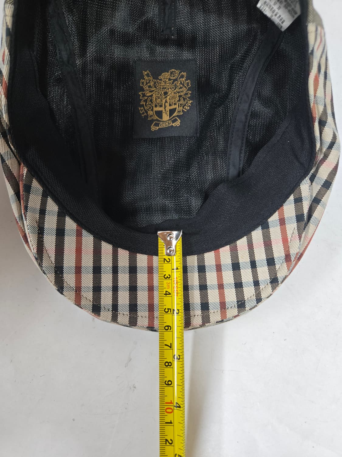 닥스 남성 체크 헌팅캡 59-60cm 상품이미지6