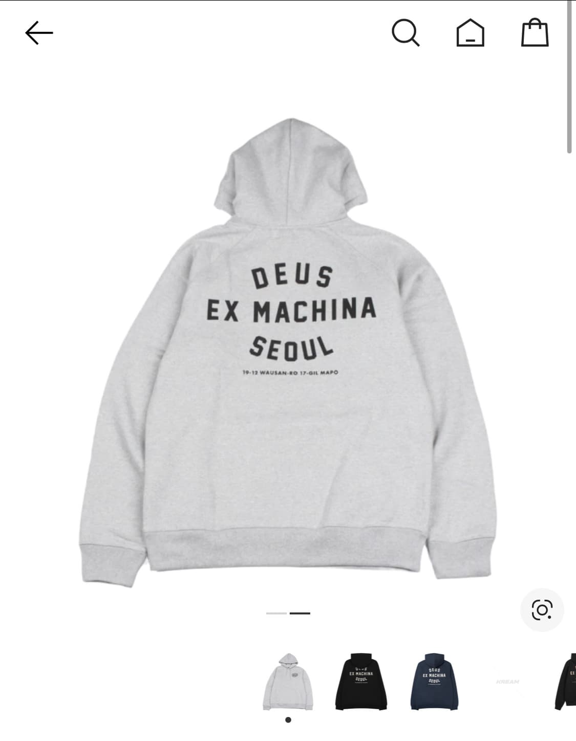 데우스 엑스 마키나 서울 후드티 상품이미지1