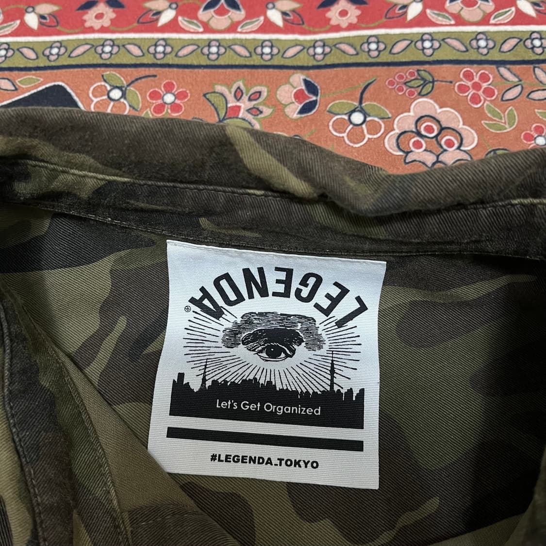 레겐다 도쿄 밀리터리 카모플라쥬 포켓 셔츠 S/90 상품이미지6