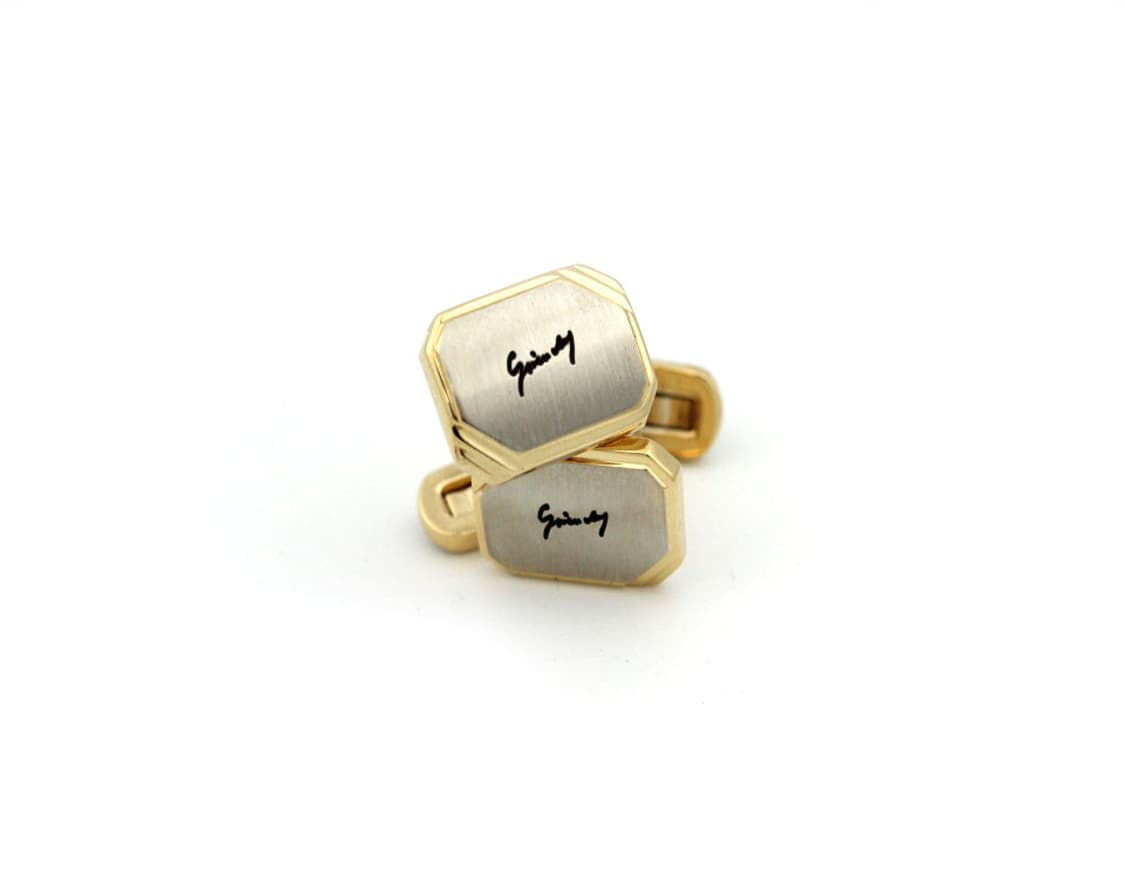 지방시 A등급 5.2cm 명품 넥타이핀 커프스 세트 상품이미지4